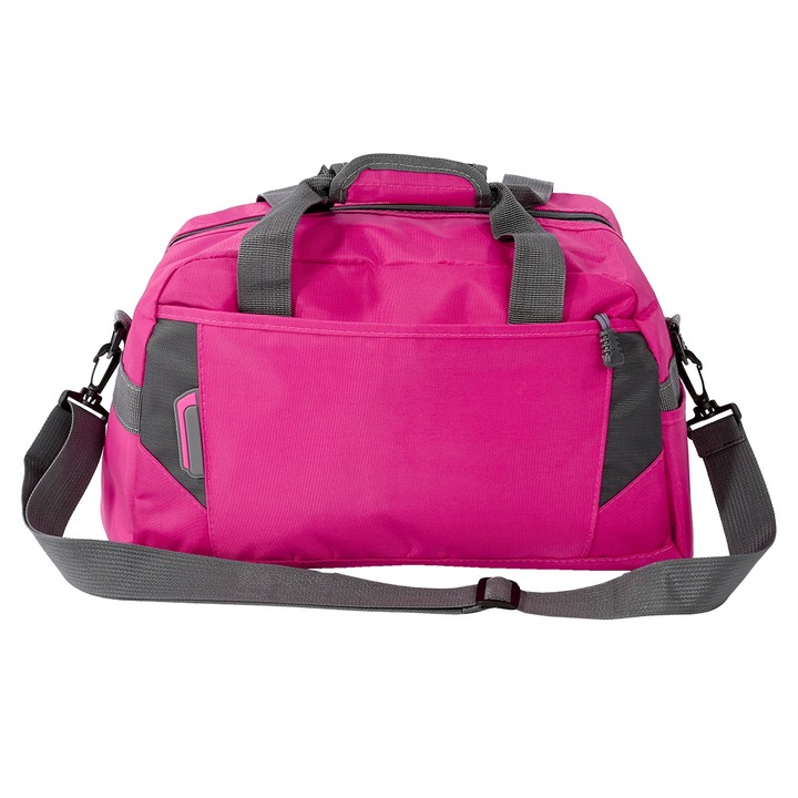 Jormftte sporttáska, rózsaszín, nagy méretű, állítható vállpánt