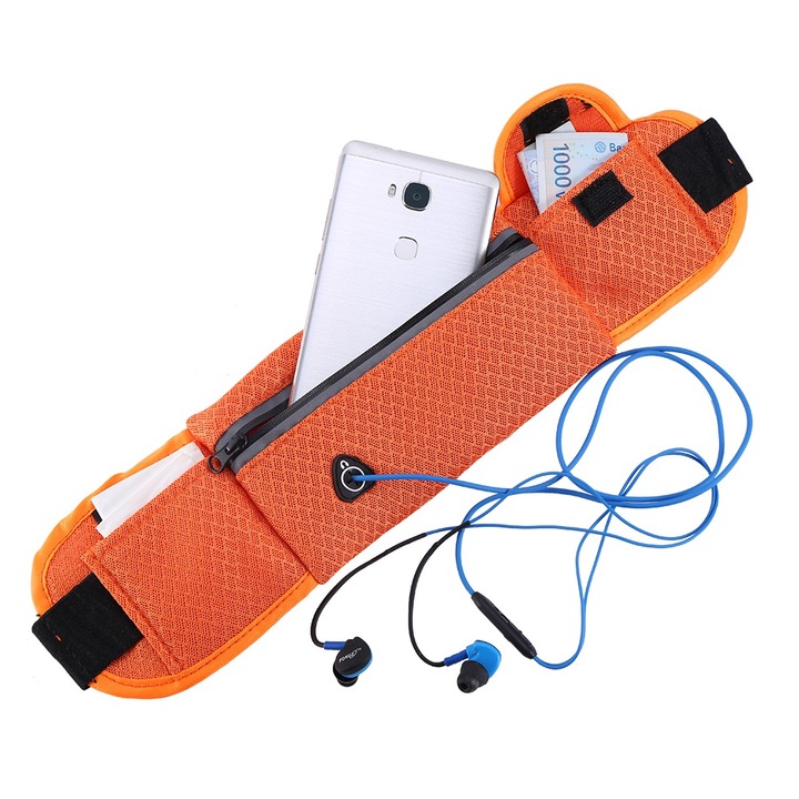 Jormftte sporttáska, szett, telefontartó, kulcsok, narancssárga szín, kis méret