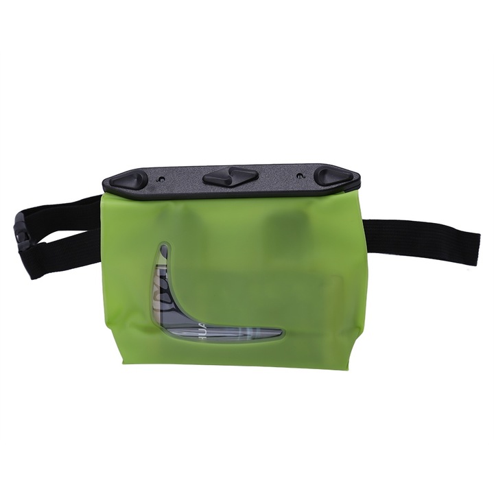 Jormftte vízálló sporttáska, zöld, hármas biztonsági rendszer, környezetbarát anyag