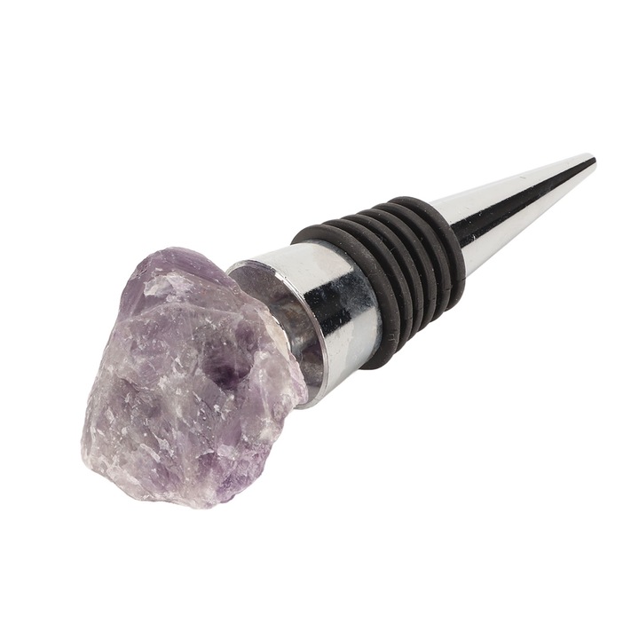 Dop pentru sticle de vin, Enforose, cristal, reutilizabil, compact, decorativ