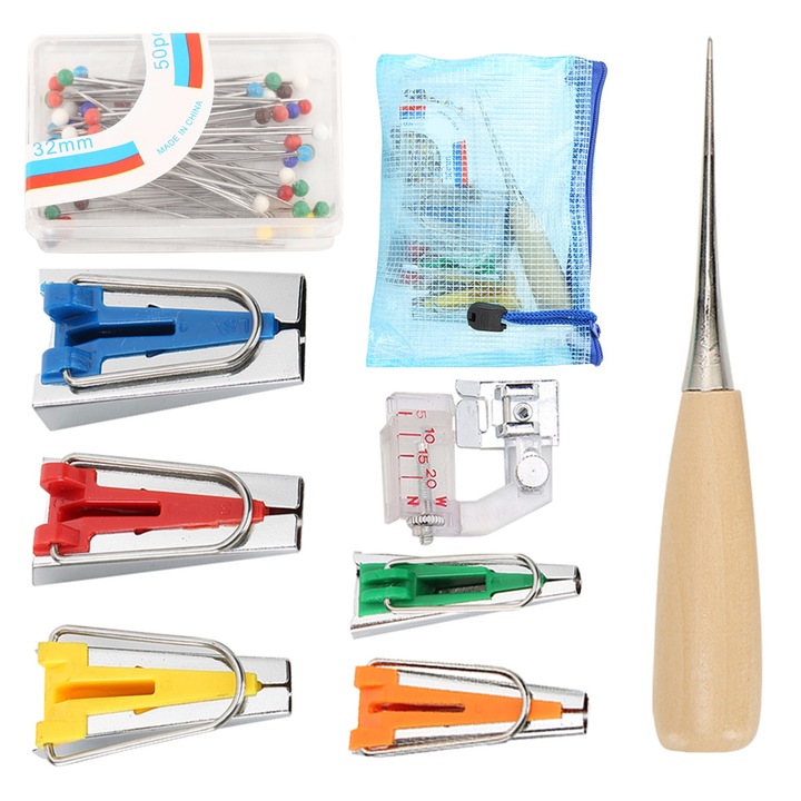 Jormftte varróeszköz készlet, ferdepánt készítő, könnyen használható, tárolótáskával.