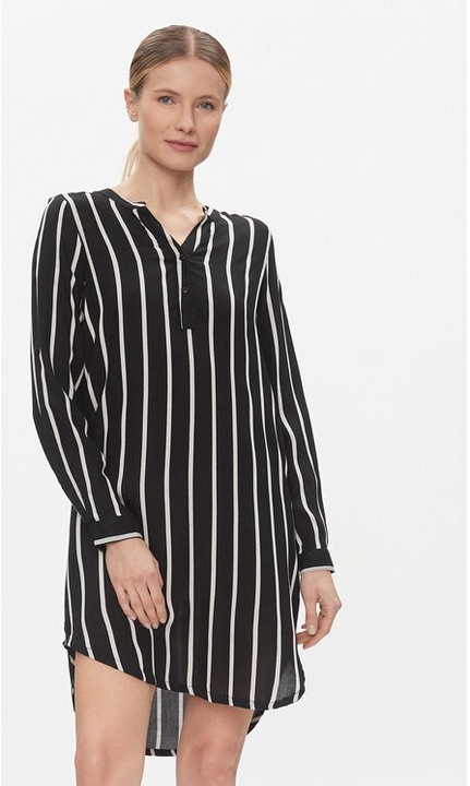 Дамска рокля Кафе 303580995 Черна Вискоза, Черен