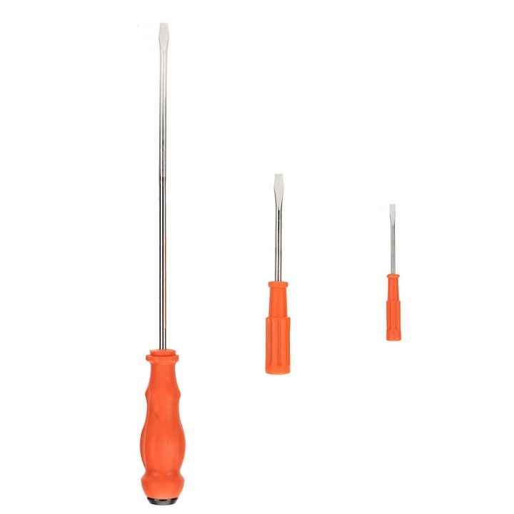 Csavarhúzó készlet, acél, TPR, ergonomikus, többszínű