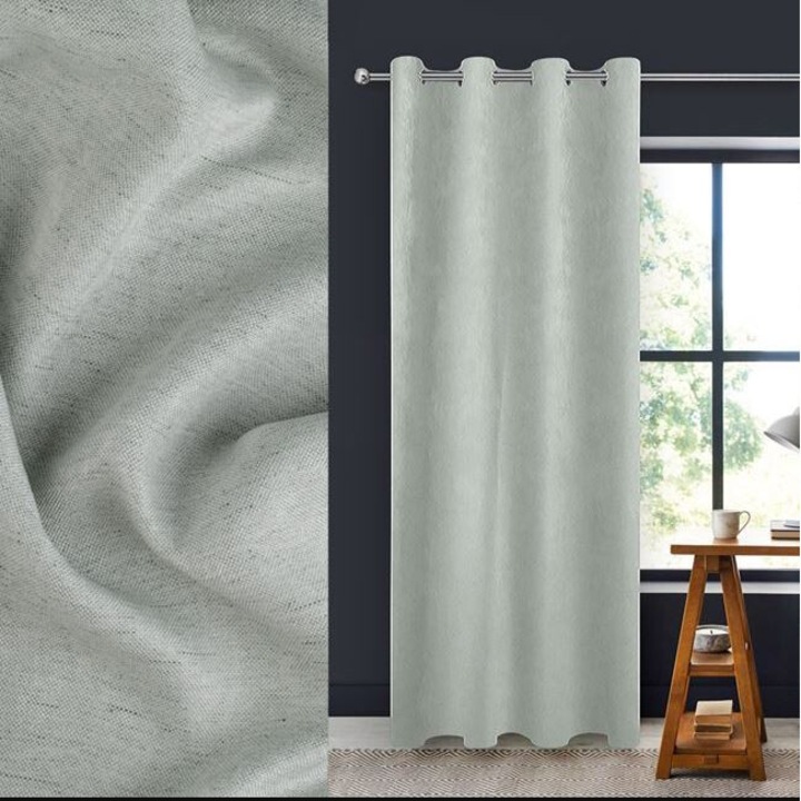 Draperie Decorativa cu Dungi Veraman Albastre 140x260cm