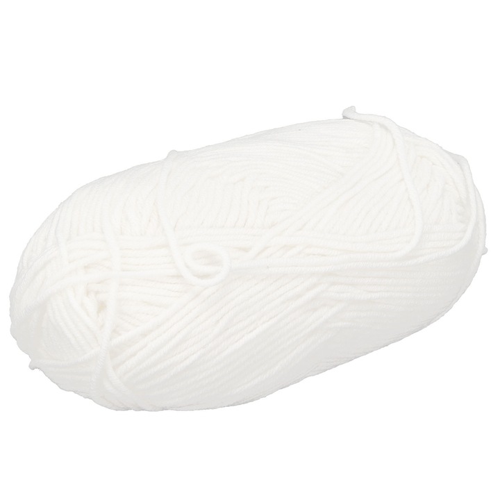 Jormftte pamut fonal, puha, sűrű, tartós, kötéshez, táskákhoz, sálakhoz, 100g