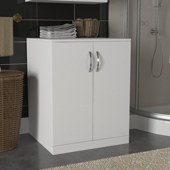 Dulap multifunctional Model Benito, Alb, 70x67x90 cm