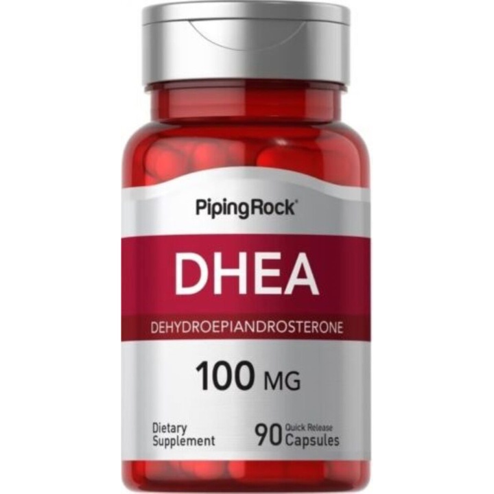Piping Rock DHEA étrendkiegészítő, dehidroepiandroszteron, 100 mg, 90 kapszula