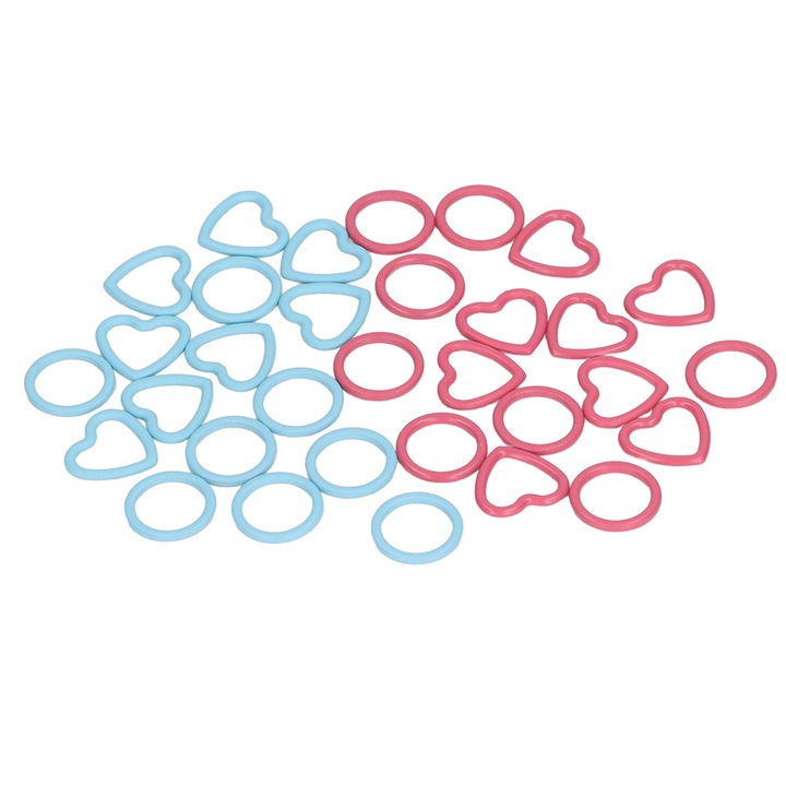 Jormftte 32 darabos fém varrásjelölők, többszínűek, kötéshez és horgoláshoz