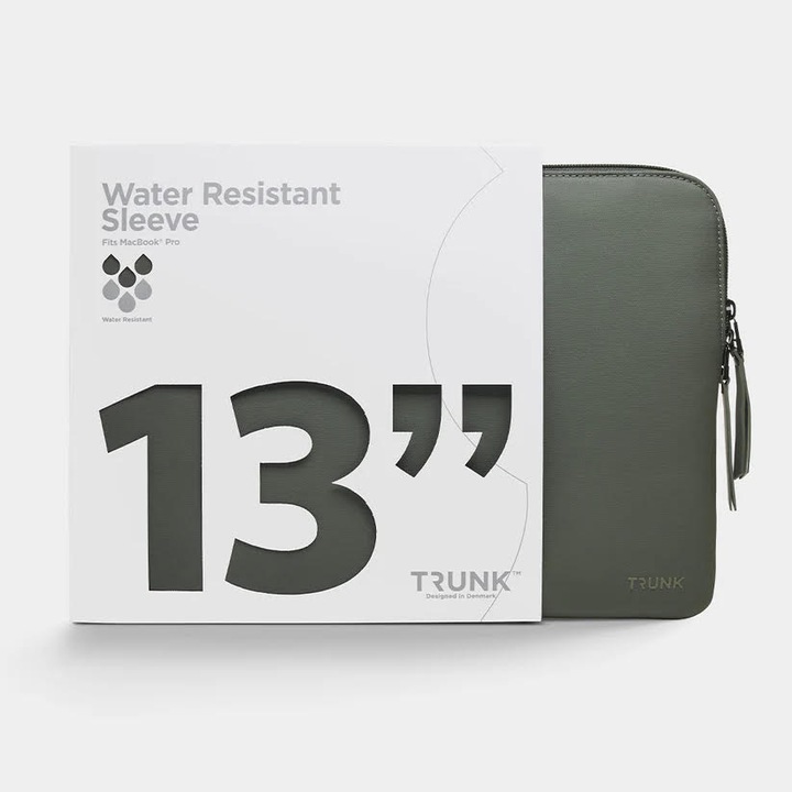 Husa Trunk rezistenta la apa pentru MacBook 13" - Verde
