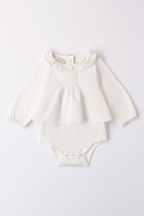 IDO, Body cu maneci lungi, Alb murdar