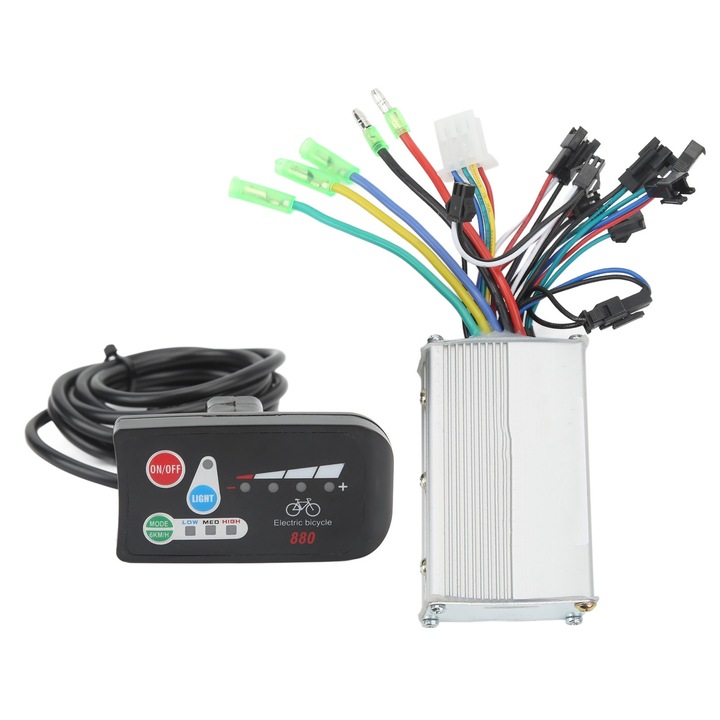 Комплект контролер за безчетков мотор 24V 250W 350W, 880 LED панел, водоустойчив