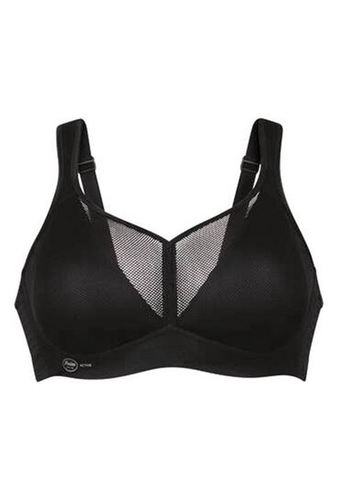 Anita Active, Bustiera sport din material respirabil, Negru