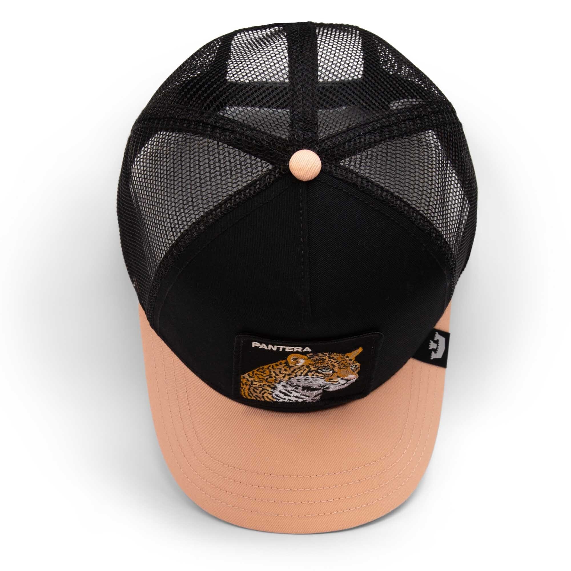 Goorin Bros., Sapca trucker unisex cu broderie, Negru, Portocaliu