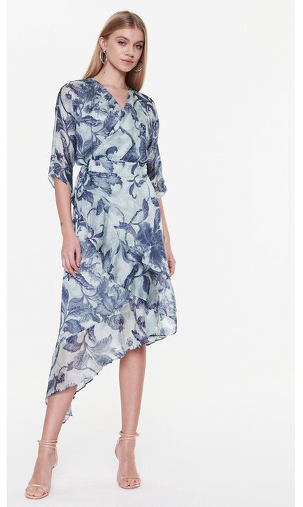 Rochie dama, guess, 302105038, Albastru, Poliester, Albastru, S