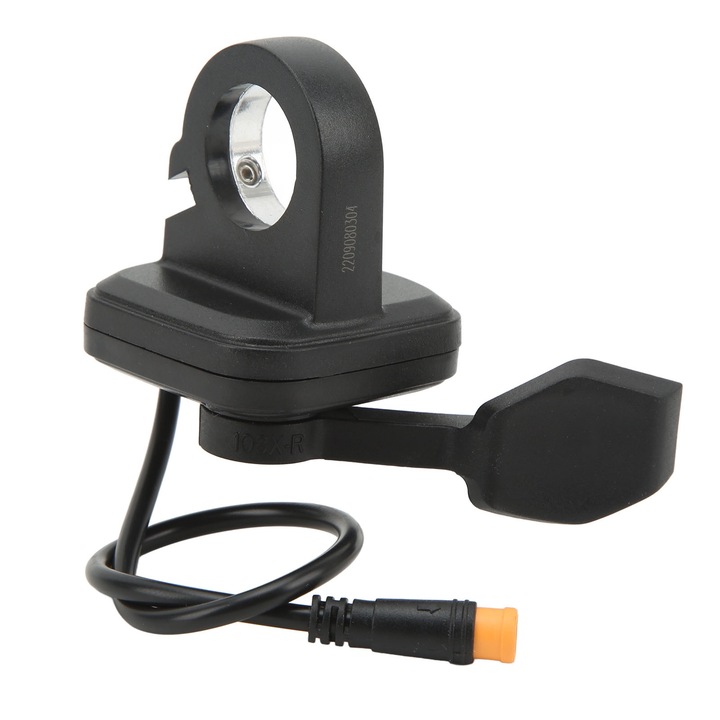 Газ с палец. Универсален водоустойчив заместващ конектор. Спусък за газ с палец за електрически велосипед и скутер, дясна ръка.