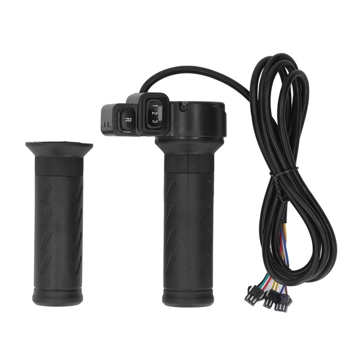 1 pár elektromos kerékpár gázkar, elektromos kerékpárhoz, robogóhoz, gázkaros markolat 22-22,5 mm-es kormányhoz