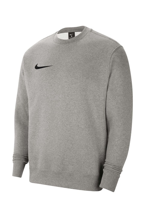 Nike, Суитшърт с овално деколте с монограм, Светло сив