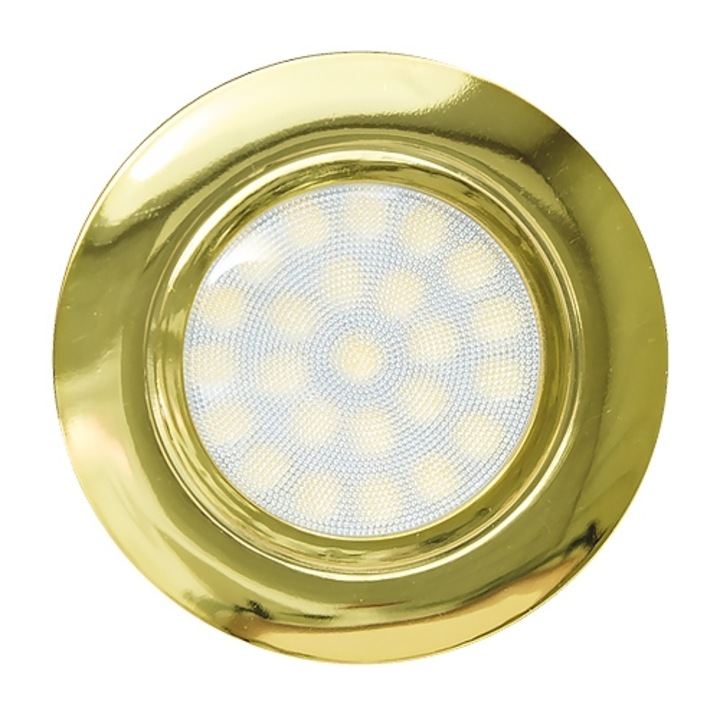 Spot LED, Ultralux, 4 W, 4200 K, 220V AC, Auriu
