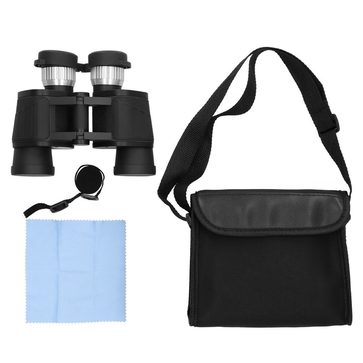 Бинокъл, longziming, AF-8X40, 8x увеличение, 40 mm, водоустойчив, черен, 18,3 cm