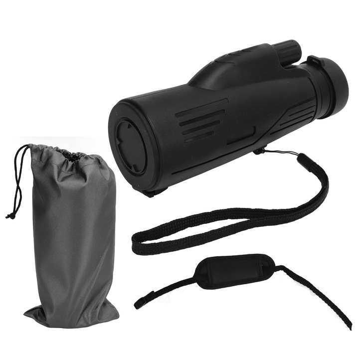 Професионален монокуляр Longziming 12x50, ръкохватка, ясен образ, компактни размери