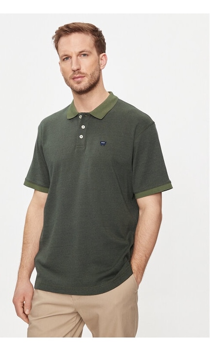 Férfi póló, Wrangler, 594534, zöld, pamut