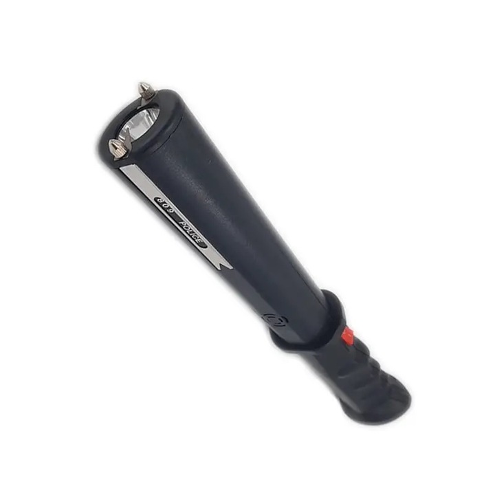 Lanterna cu Electrosoc, Model 809 Baston, Sirena, Husa, Cutie, 34 cm, Negru, Dalimag