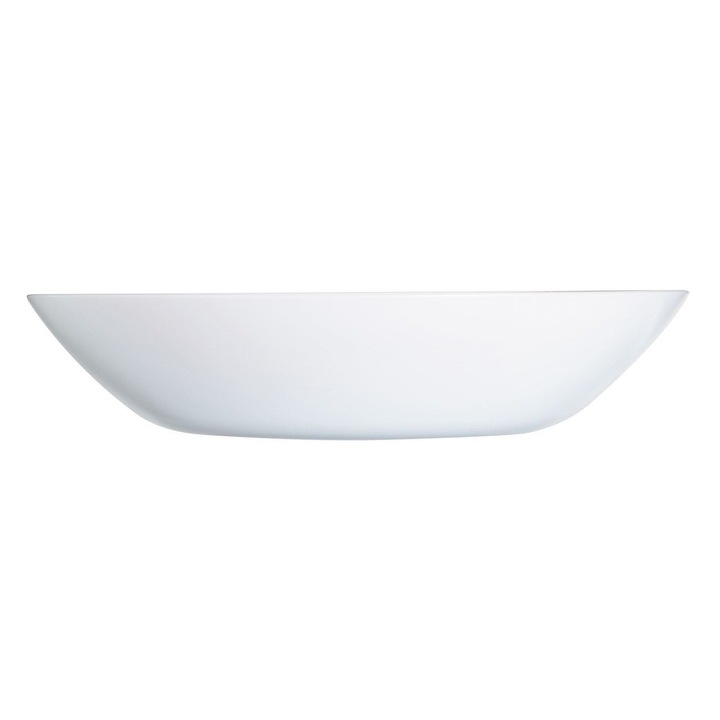Mélytányér, fehér, 21 cm