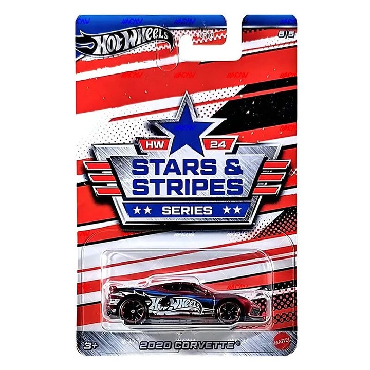 Количка Hot Wheels 2024 Stars & Stripes 2020 Corvette