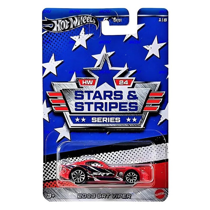 Кола Hot Wheels 2024 Stars & Stripes 2013 SRT VIPER