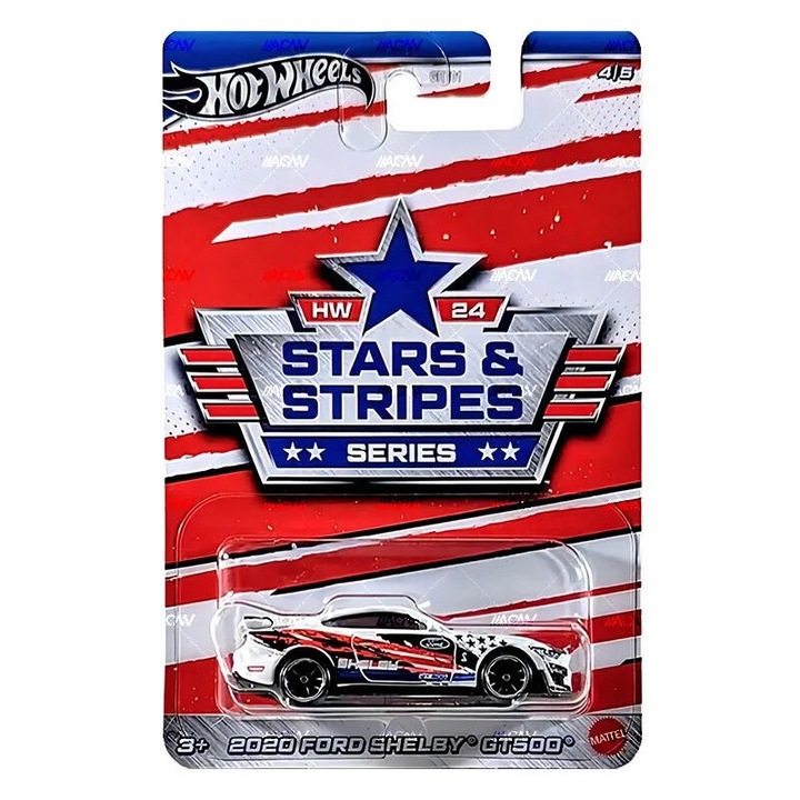 Hot Wheels 2024 Stars & Stripes 2020 Ford Shelby GT500