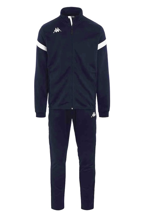 Trening Slim-Fit cu tehnologie quick-dry cu buzunare laterale si logo potrivit pentru activitati sportive, Kappa, Dalcito, Bleumarin