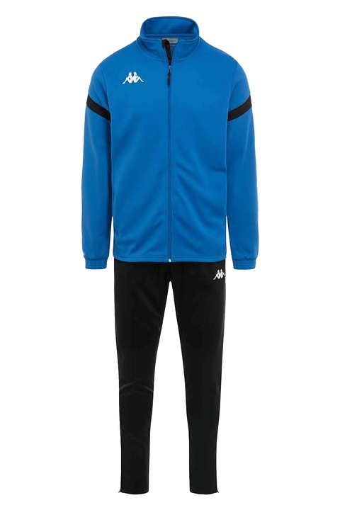 Trening Slim-Fit cu tehnologie quick-dry cu buzunare laterale si logo potrivit pentru activitati sportive, Kappa, Dalcito, Albastru | Negru