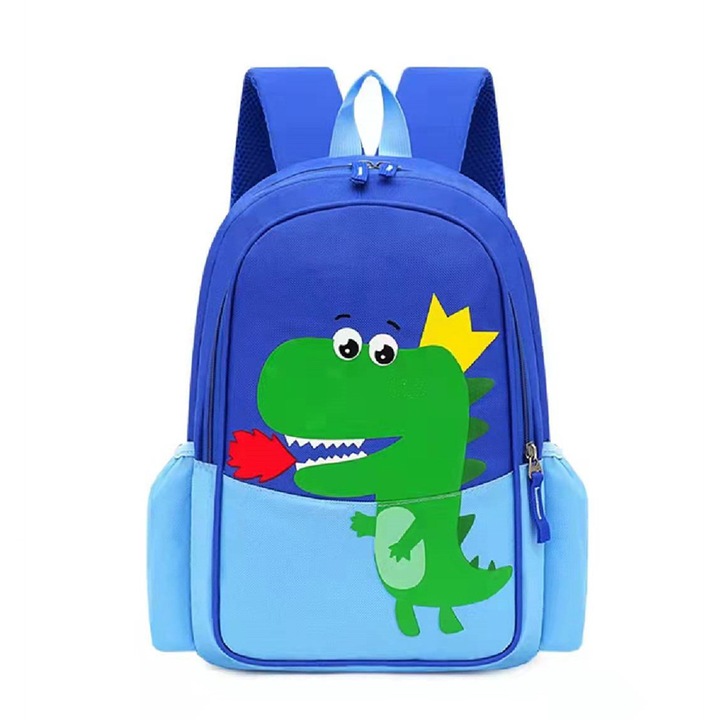 Jormftte gyermek hátizsák, állatmodell, vízálló, könnyen tisztítható, állítható pánt, kék