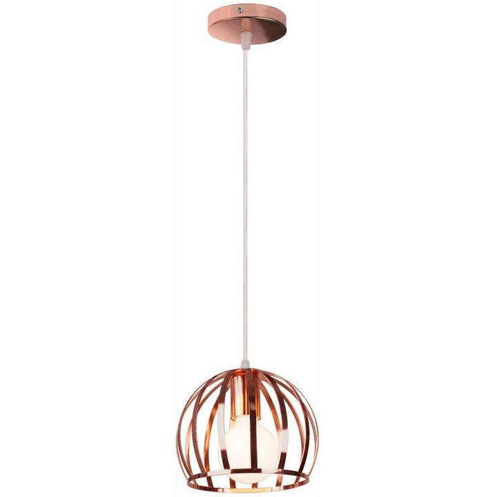 Висящ полилей E27 ковано желязо модерен креативен метална декорация спалня хол