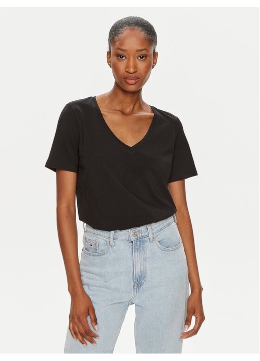 Női póló, Marc OPolo, 454677, fekete, pamut, XS INTL