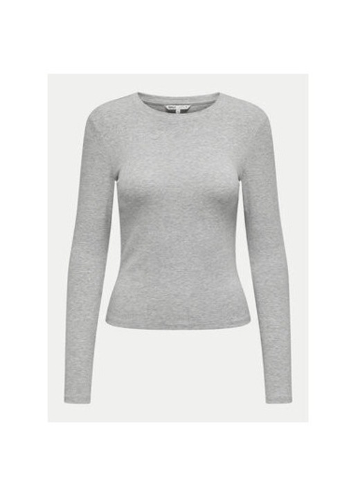 Bluza dama, only, Gri, Bumbac, Gri