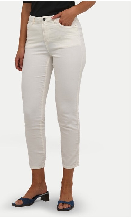 Női farmer, kávés, 582029, Ecru, Pamut