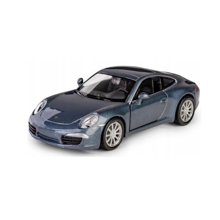RMZ City Porsche 911 Carrera S автомобил металик, син, 1:32, с отворени врати