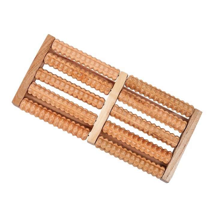 Rola masaj pentru picioare PrzydaSie, ecologica, lemn, 26.5x12x3cm