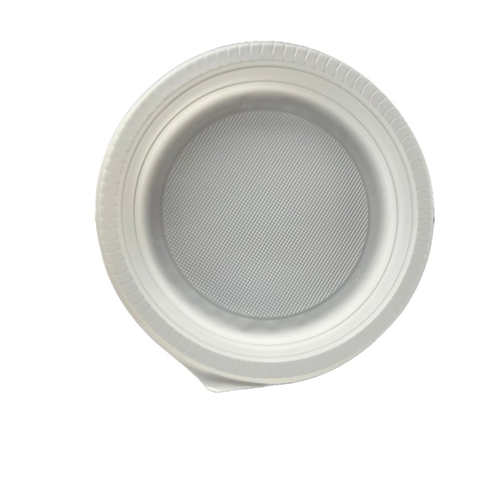 Farfurii reutilizabile polipropilena, microunde, 17cm, extra rigid - 50 buc/set