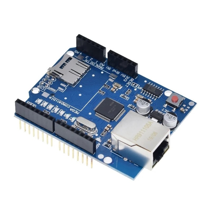 Ethernet ΡΠ°Π·ΡΠΈΡΠΈΡΠ΅Π»Π½Π° ΠΏΠ»Π°ΡΠΊΠ° W5100 R3 Arduino Uno, MEGA