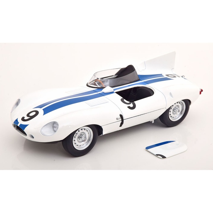 Macheta Jaguar D-Type 24h Le Mans 1955 Spear/Walters #9 - 1/18 CMR