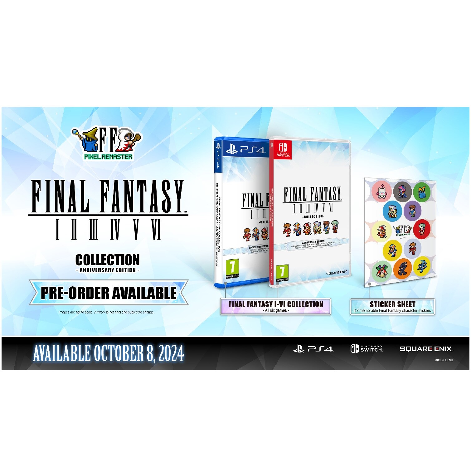 Joc Final Fantasy I-VI Collection Anniversary Edition pentru