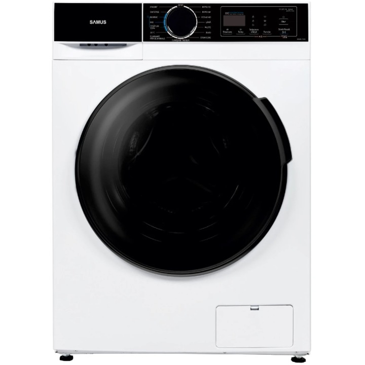 Masina de spalat rufe Samus WSADI-7123, Capacitate 7 kg (rufe uscate) motor INVERTER afiaj electronic 15 programe max. 1200 rot/min. clasa energetica A
