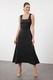 Rochie Trendyol, 136465-7871, Poliester, 38 EU, Negru