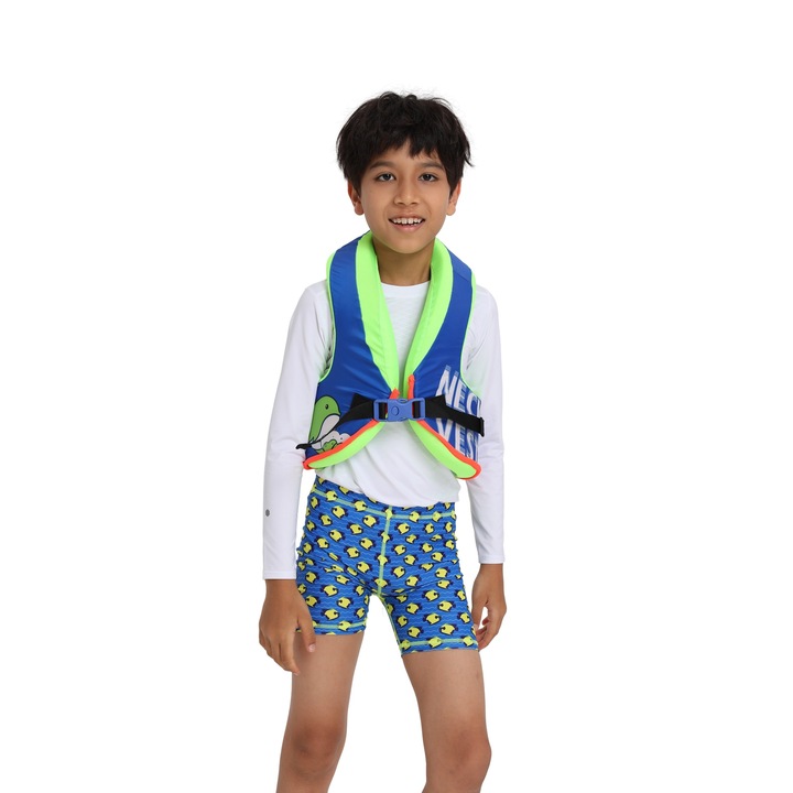 Vesta de salvare pentru copii, MASTER, Evee, spuma, 25 - 35 kg, multicolor