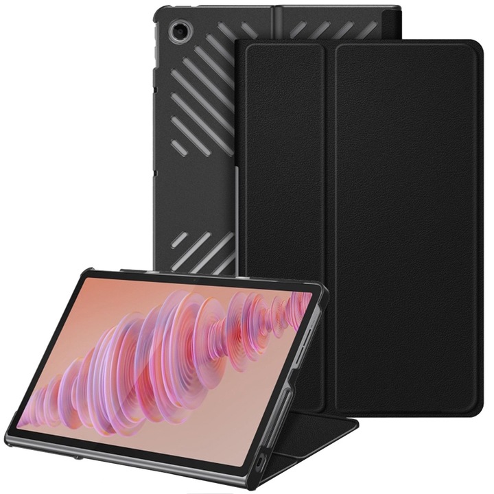 Калъф за Lenovo Tab Plus 11.5 с функция wake-up/sleep защита 360 - черен