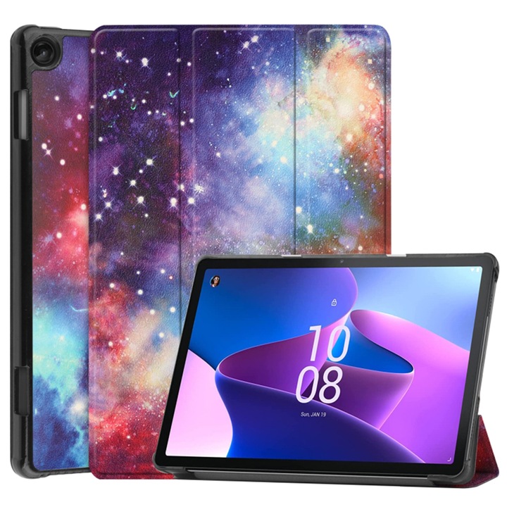 Husa pentru Lenovo Tab M10 3rd Gen TB328FU/TB328XU, FoldPro, J39, Microfibra, Galaxy