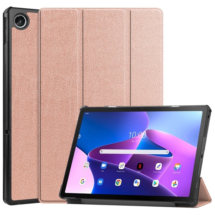 Husa pentru Lenovo Tab M10 3rd Gen (TB328FU/TB328XU) Techsuit FoldPro Rose Gold