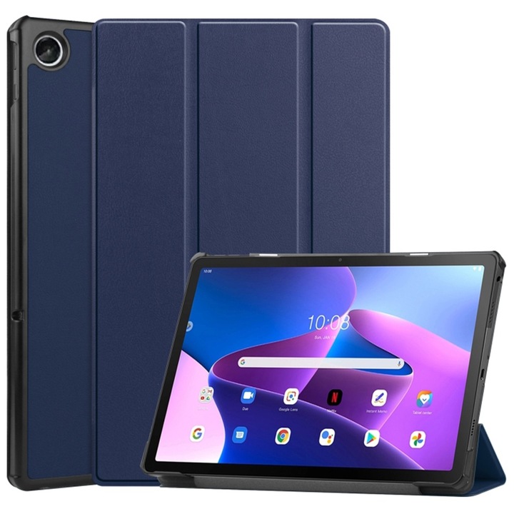 Husa pentru tableta Lenovo Tab M10 a treia generatie (TB328FU/TB328XU) - Techsuit FoldPro - Albastru